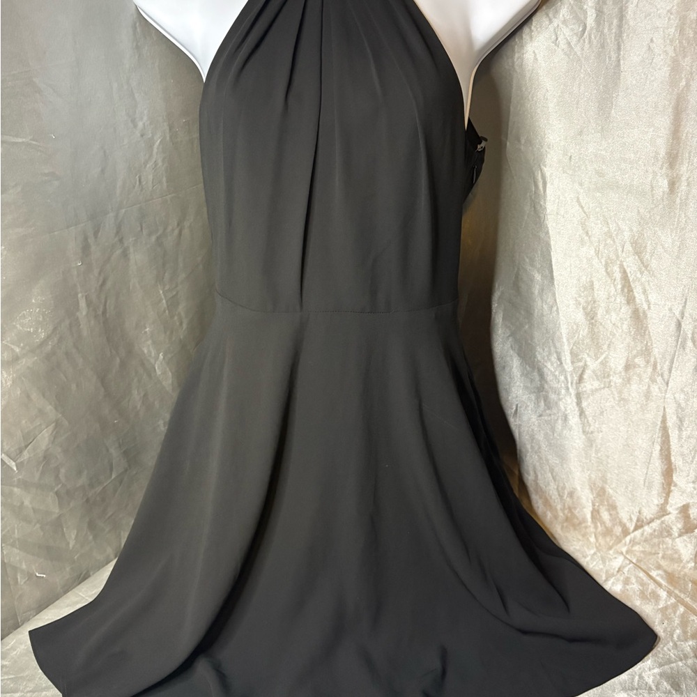 Express Elegant Black Strapless Dress